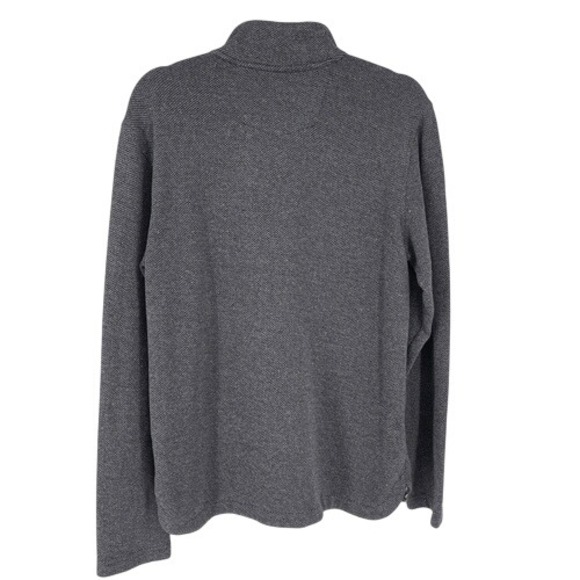 Robert Graham‎ Delage Navy Quarter Zip Pullover Speckled Knit Size S - Picture 4 of 9